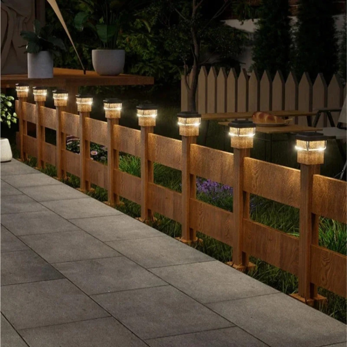 Waterproof Solar Post Cap Light