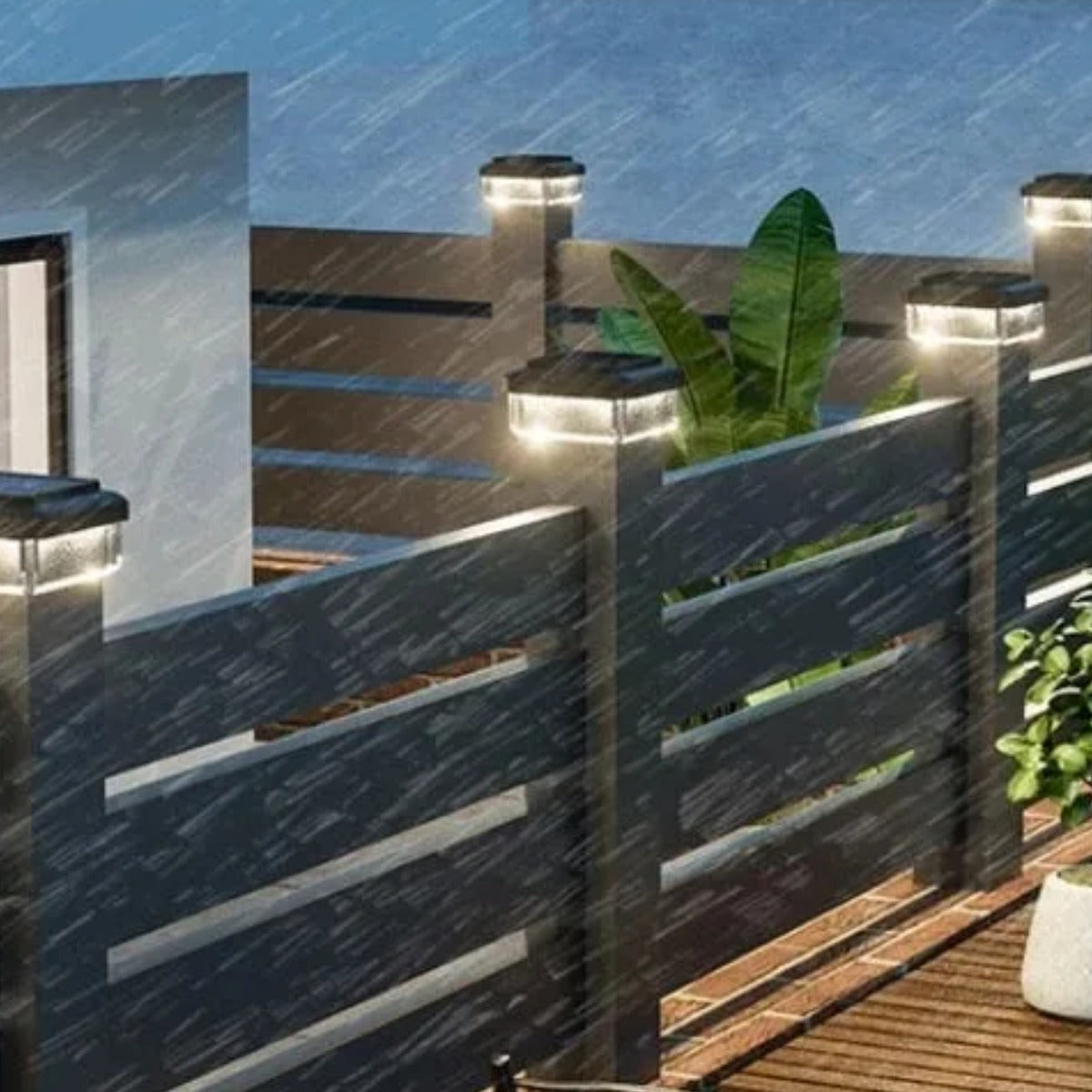 Waterproof Solar Post Cap Light