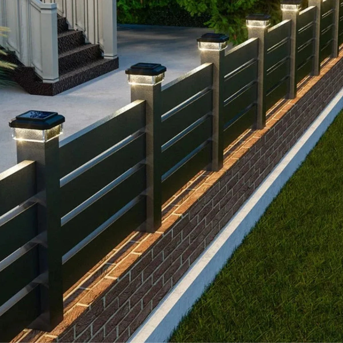 Waterproof Solar Post Cap Light