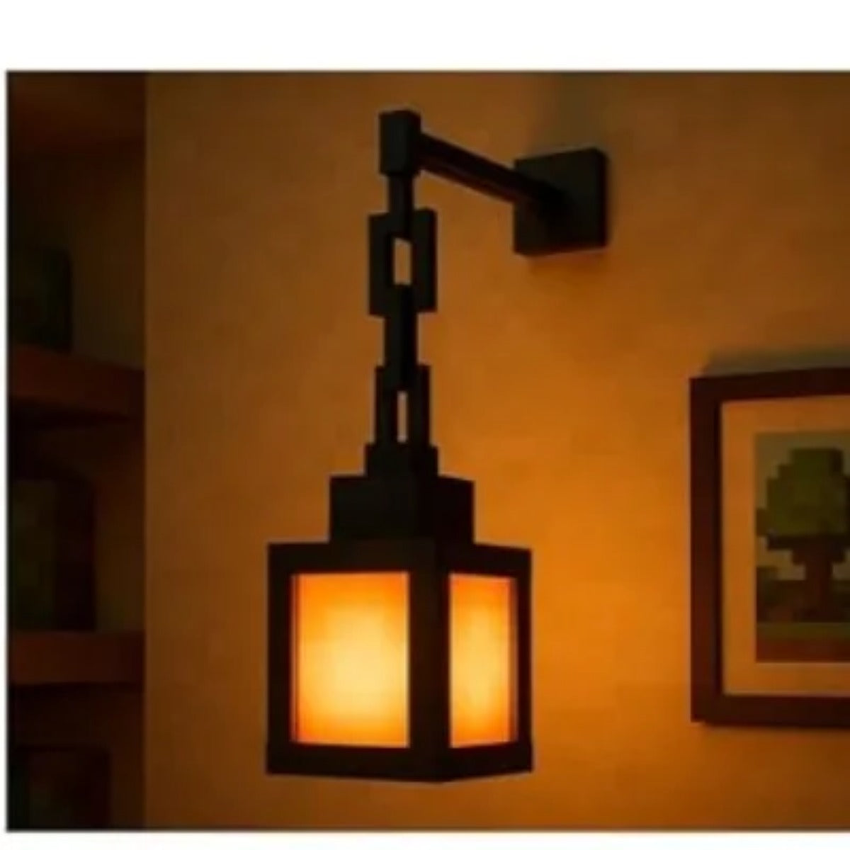 Pixel lantern wall mounted