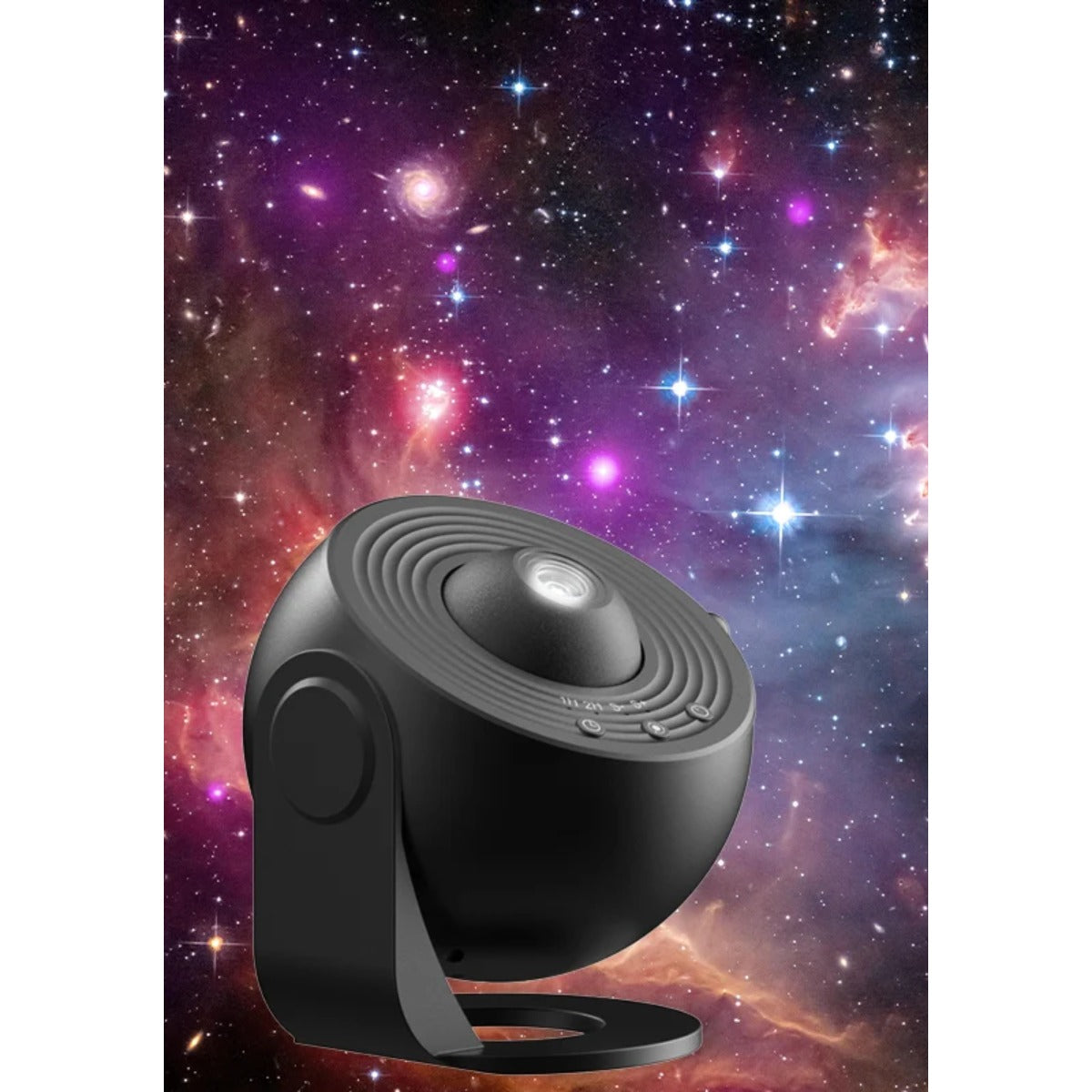 Galaxy projector with nebula projection