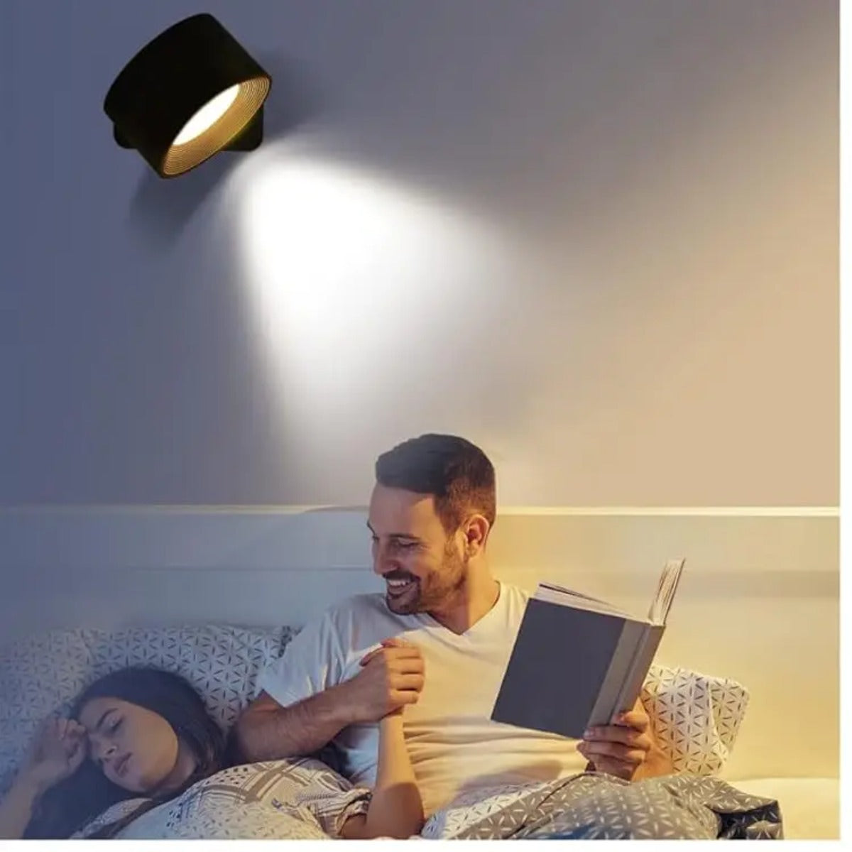 Wall lamp bedside reading