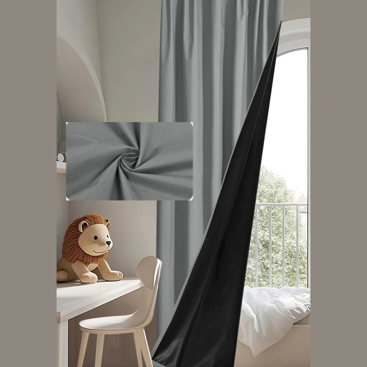 Custom Size Blackout Curtain Panel