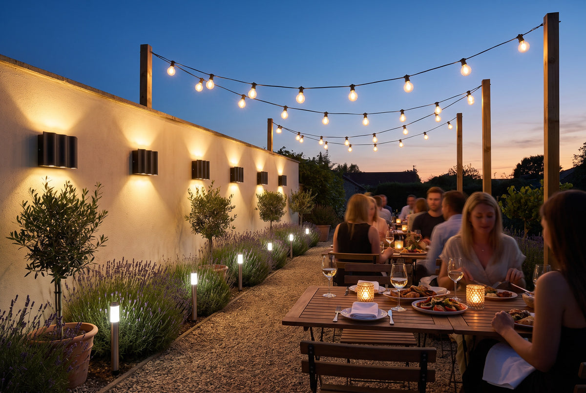 Outdoor lighting that makes evenings last longer