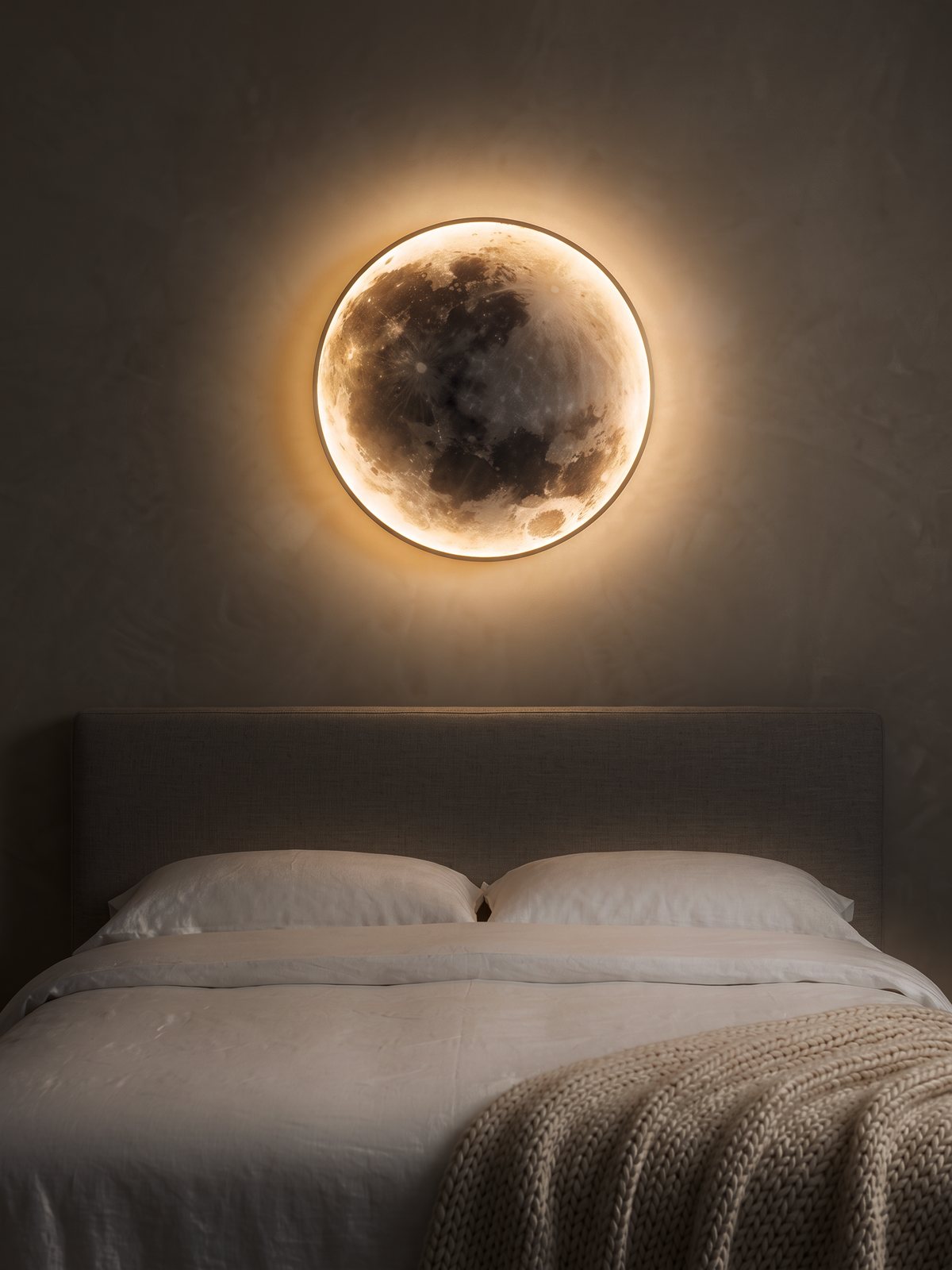 Chandra in the same room at night, switched on