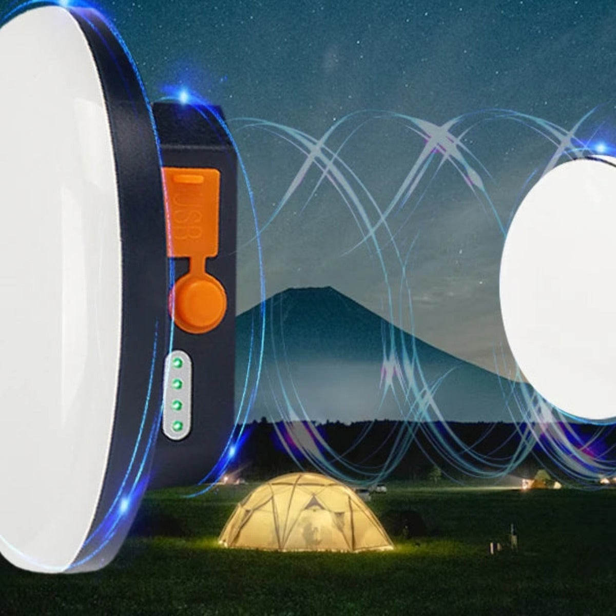 Portable Rechargeable Tent Lantern for Camping and Emergencies