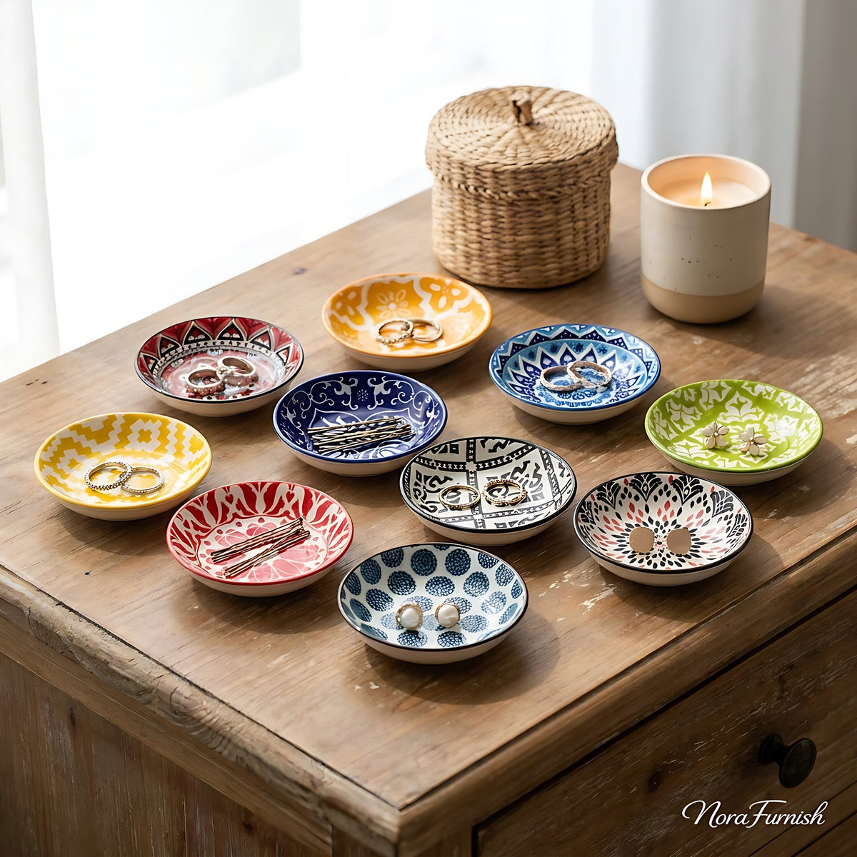 Bijou Trinket Dish Set