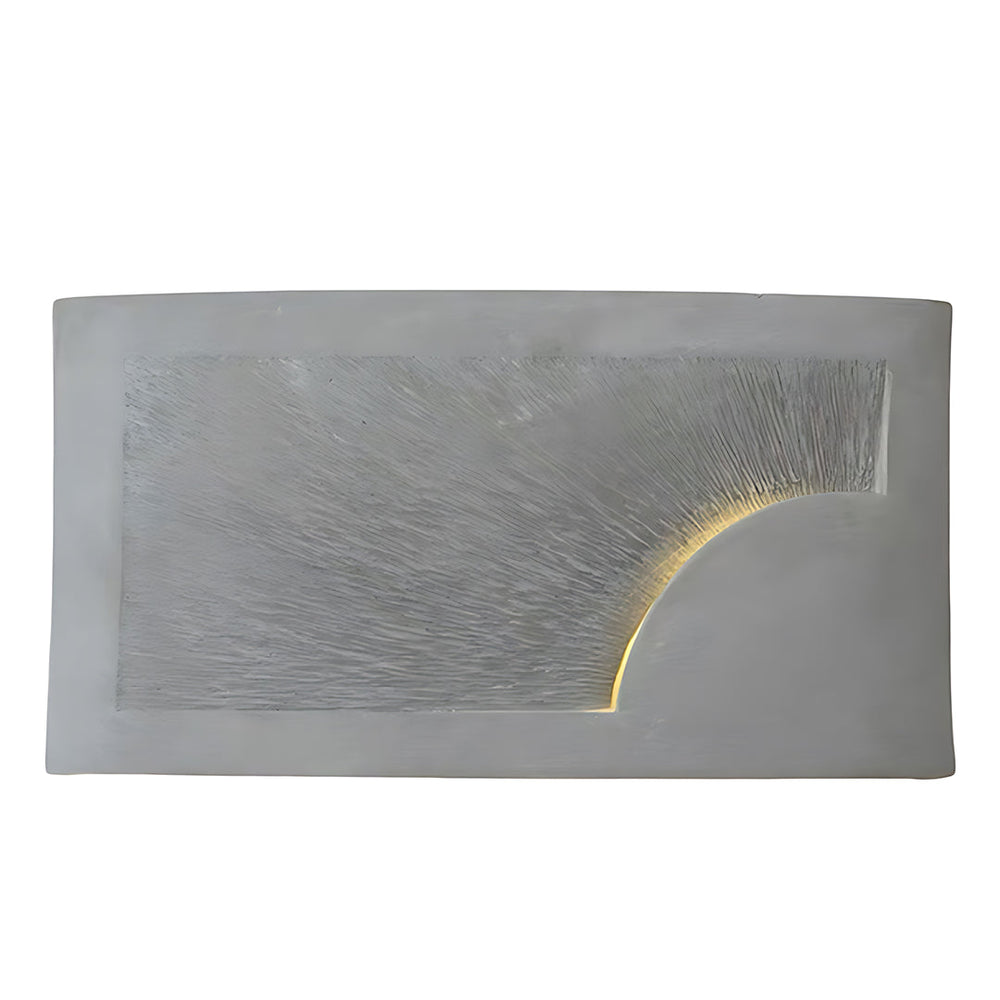 Cement Body Wall Sconce, Minimalist Concrete Uplight, view 14
