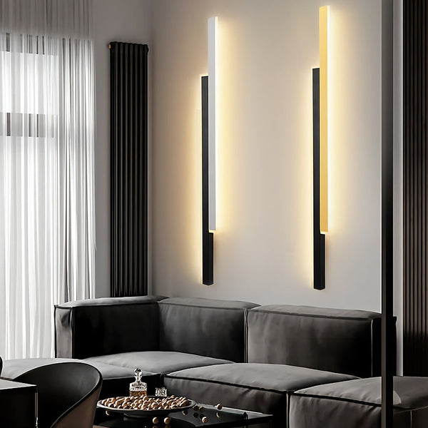 Double Strip Vertical Wall Light