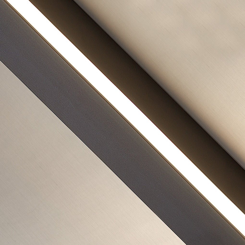 Ultra Slim Linear Wall Sconce, Black Aluminum Bar Light