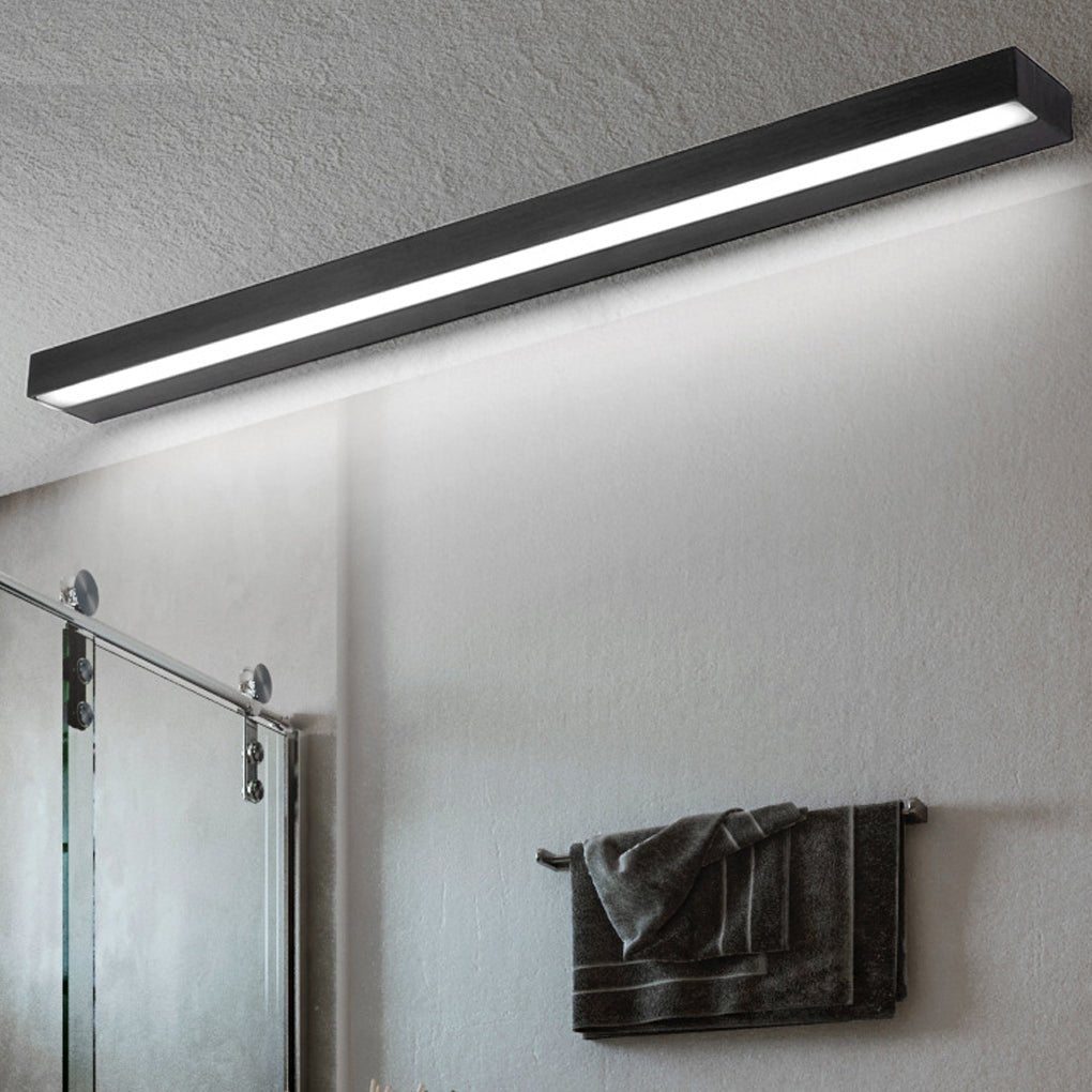 Brushed Bar Vanity Light, Aluminum LED Mirror Downlight