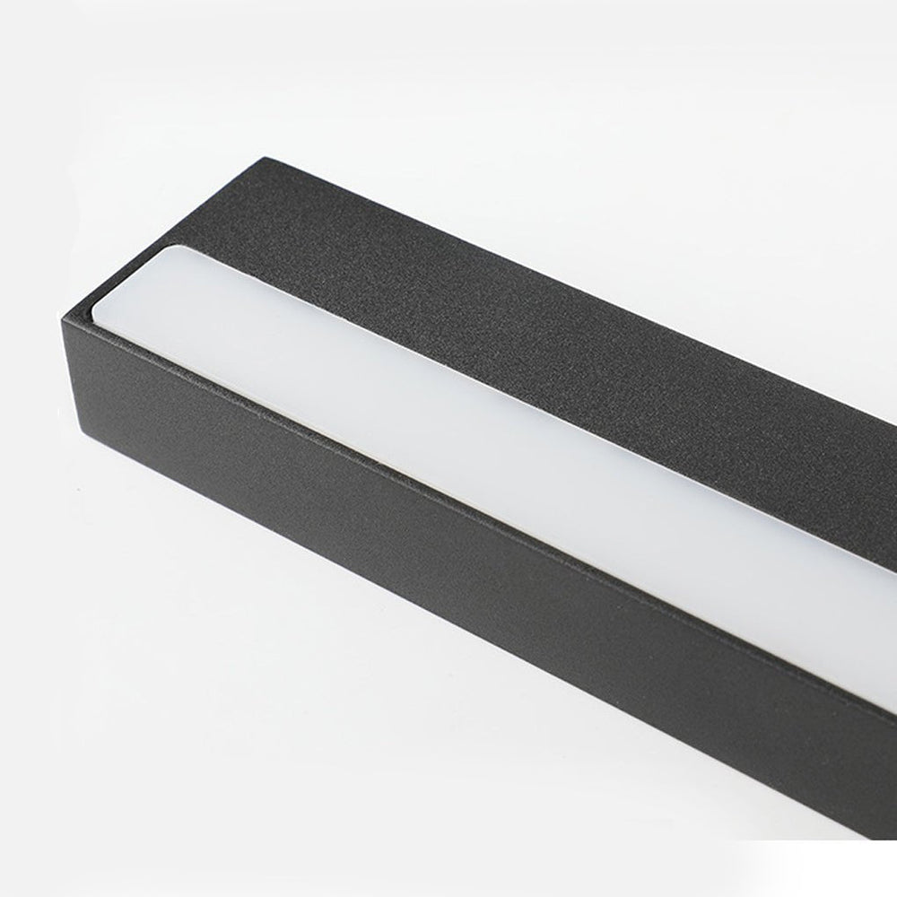 Brushed Bar Vanity Light, Aluminum LED Mirror Downlight