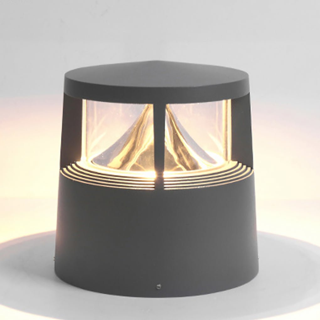 Volcano Head Lawn Light, Low Die Cast Aluminum Border Light, view 8