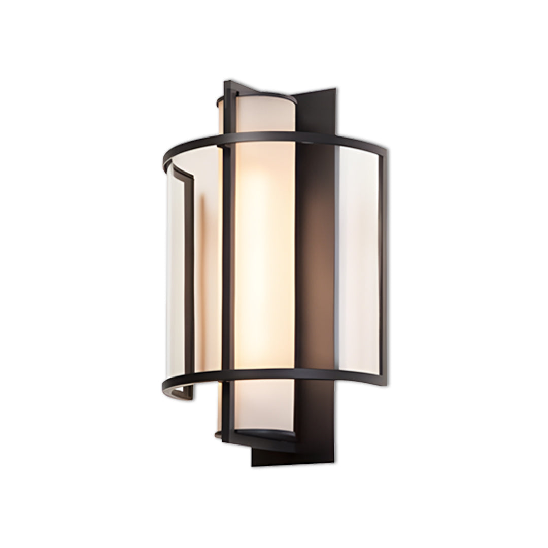 Open Frame Wall Lantern, Antique Copper Outdoor Wall Sconce