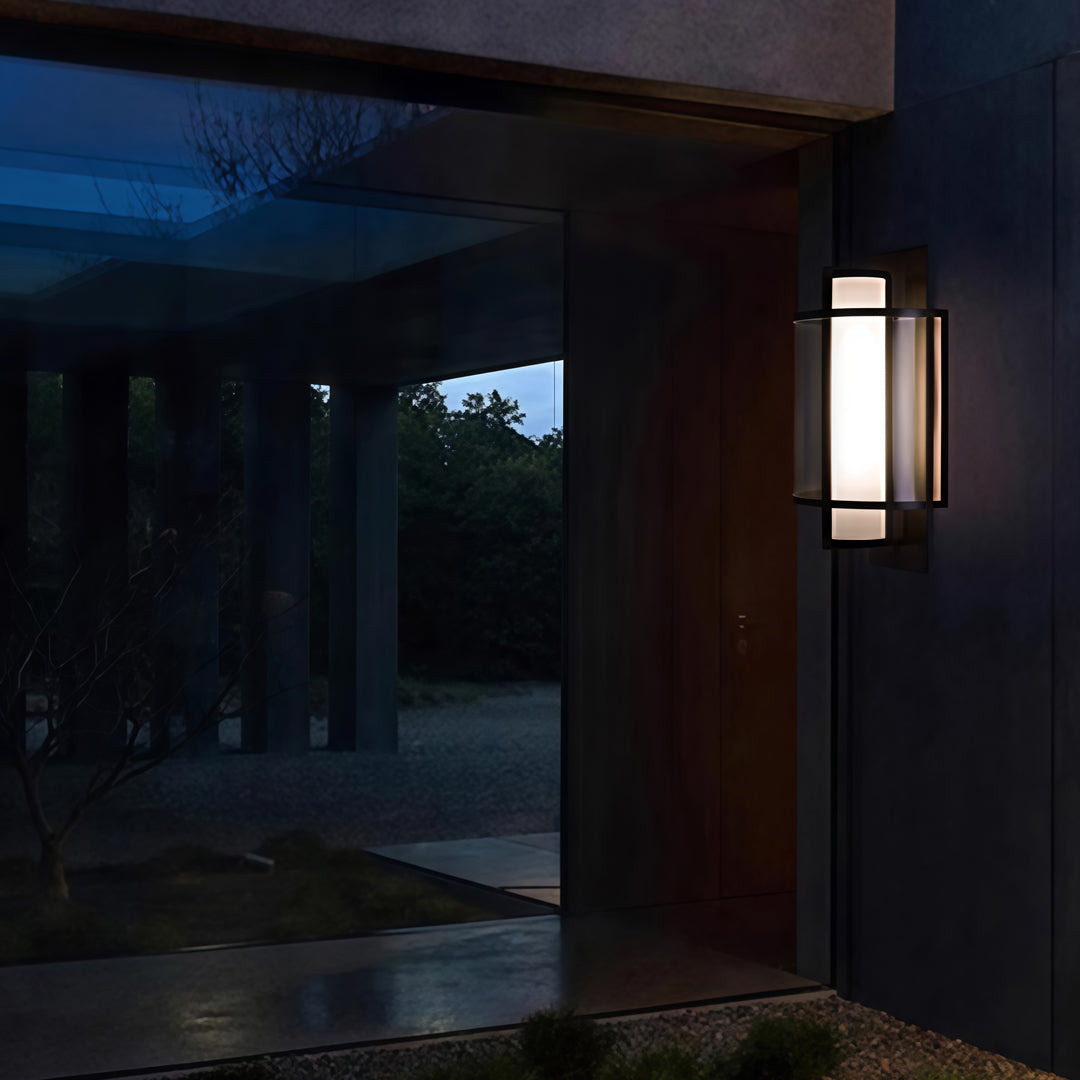 Open Frame Wall Lantern, Antique Copper Outdoor Wall Sconce