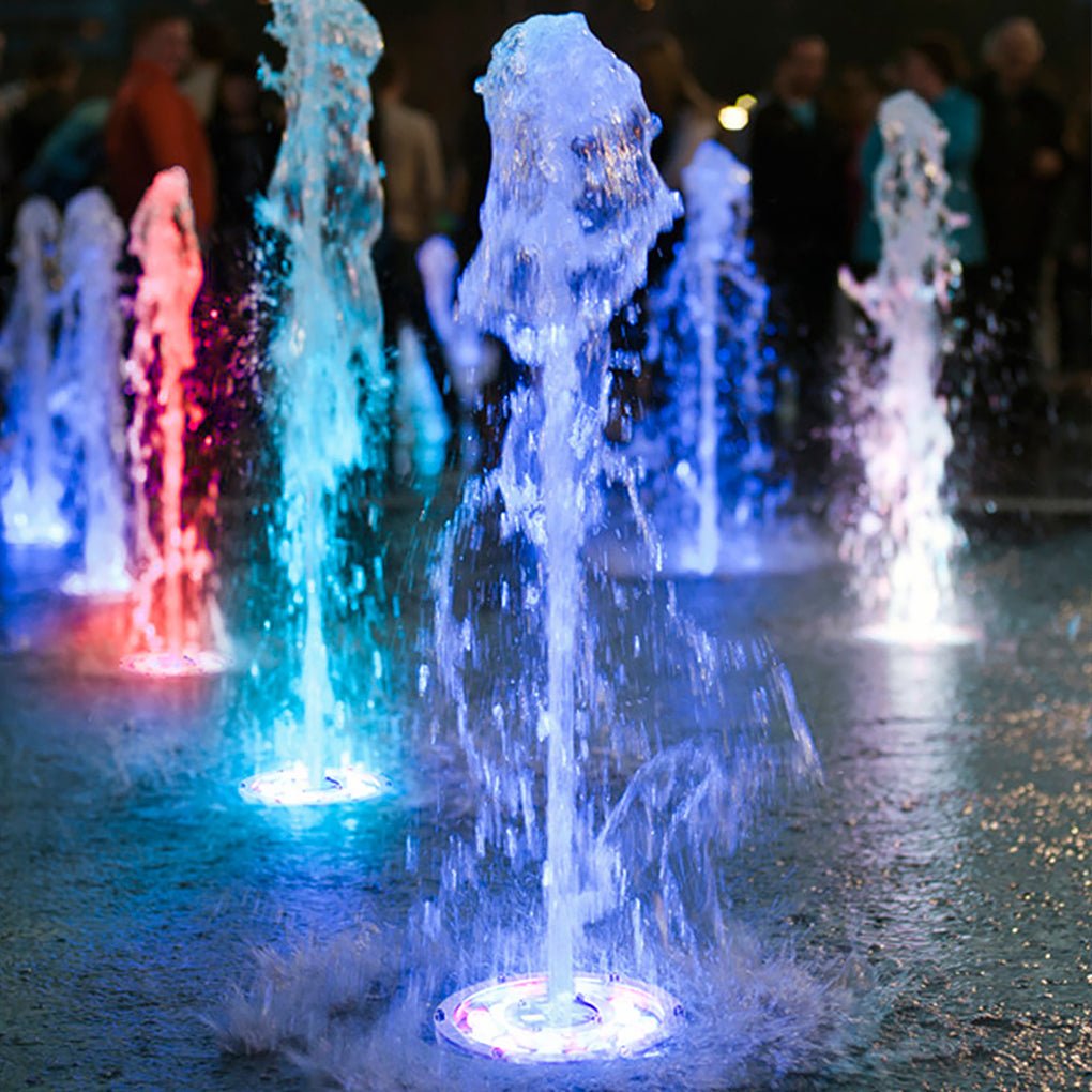 Ring Fountain Underwater Light, Stainless Steel Pond Light 11