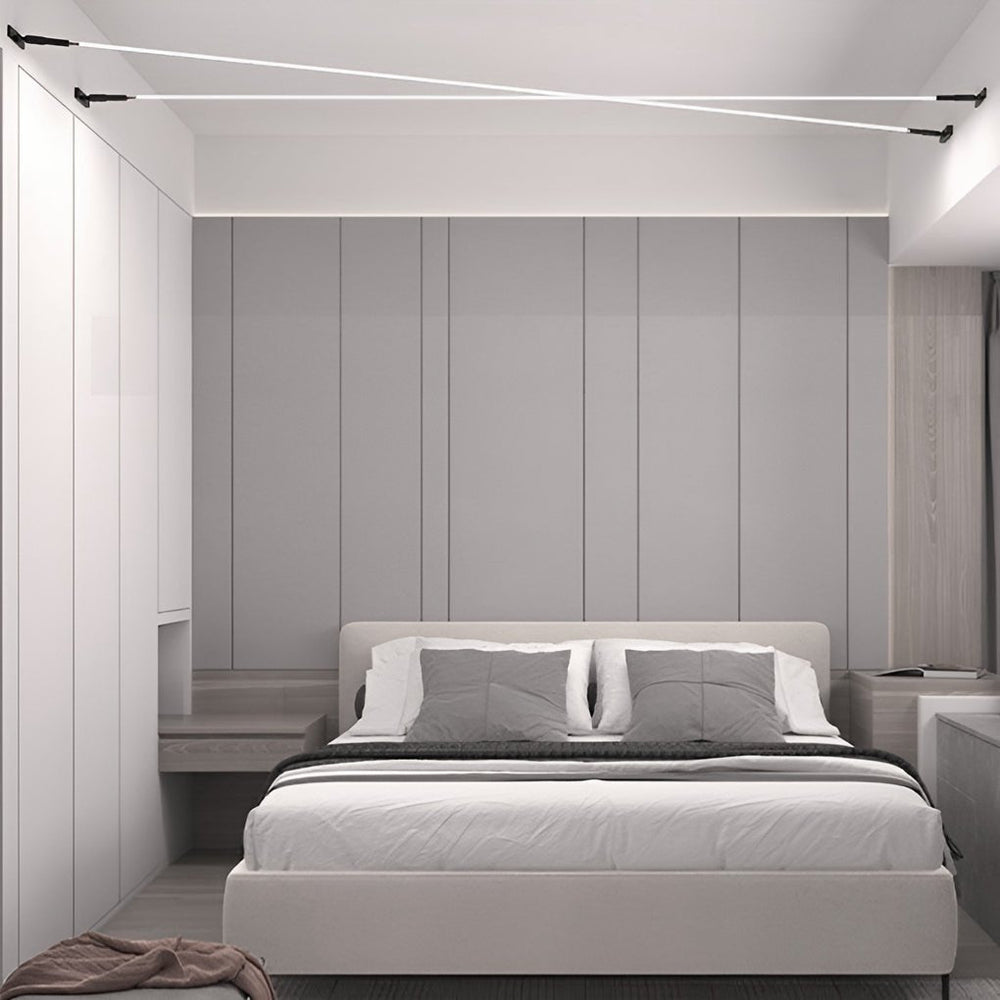 Skyline Linear Wall Light, Rotatable Slim Steel Bar Sconce, view 8