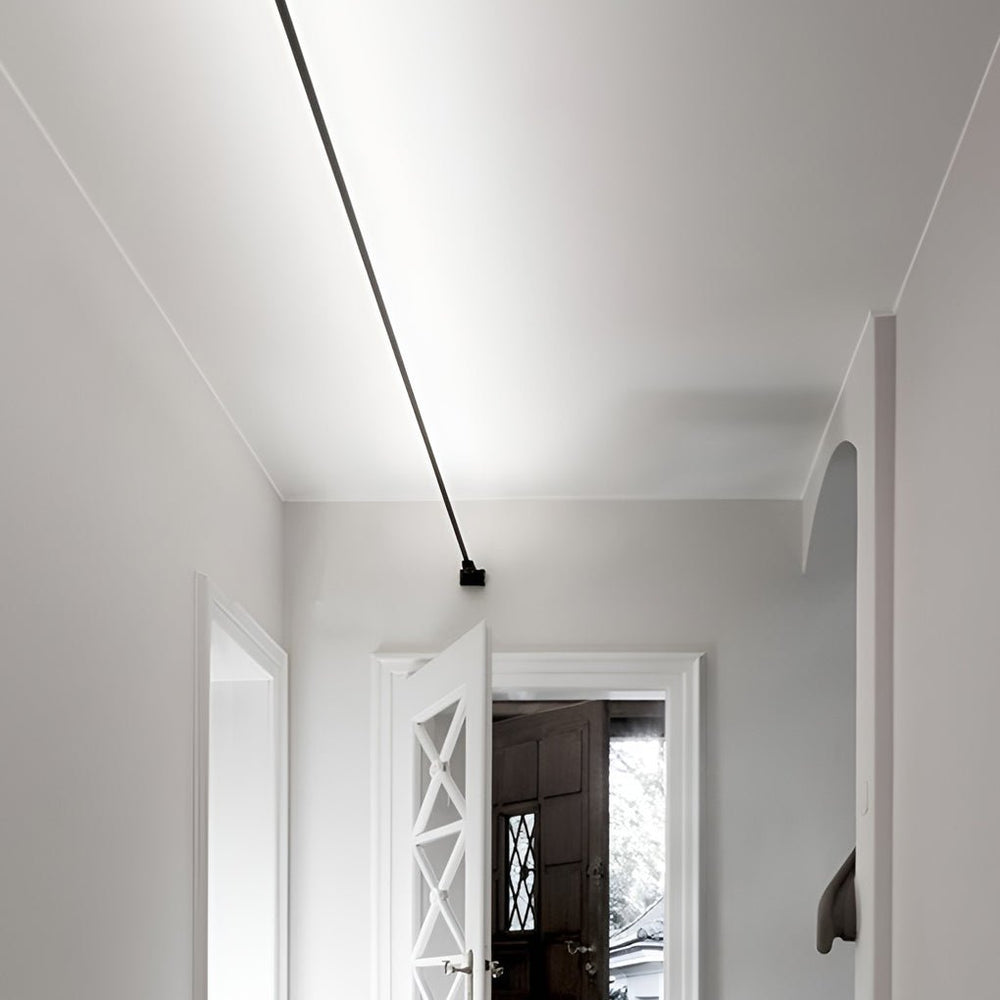 Skyline Linear Wall Light, Rotatable Slim Steel Bar Sconce, view 5