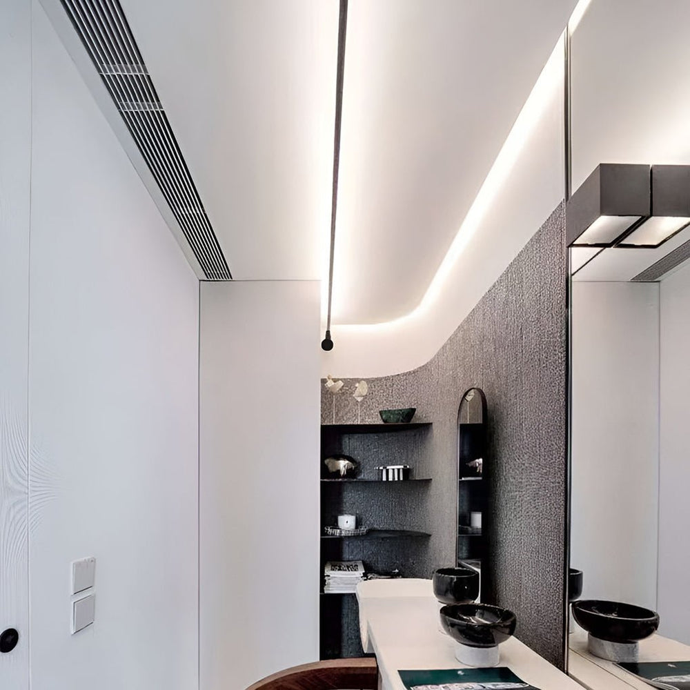 Skyline Linear Wall Light, Rotatable Slim Steel Bar Sconce, view 6