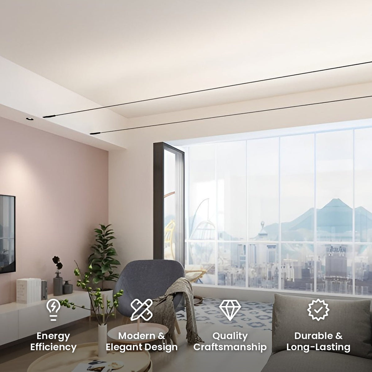 Skyline Linear Wall Light: energy efficiency, modern and elegant design, quality craftsmanship, durable and long-lasting