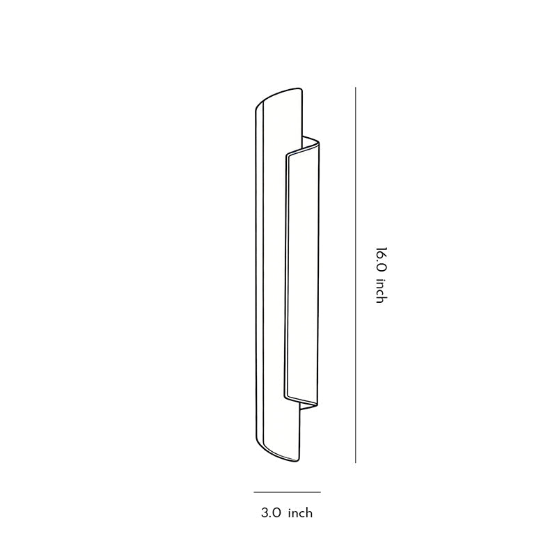 Scroll Curve Wall Sconce, Gold and Black Up and Down Light