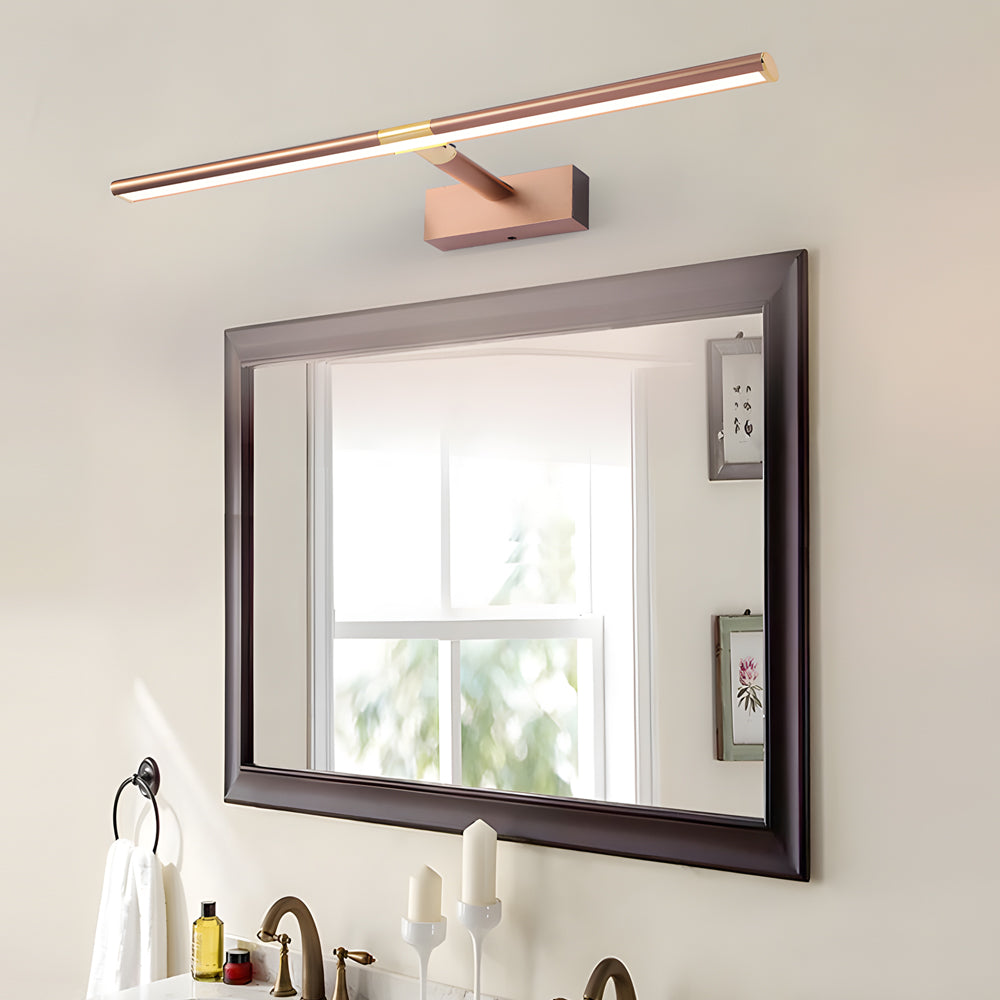 Extending Arm Vanity Light, Matte Aluminum LED Bath Bar