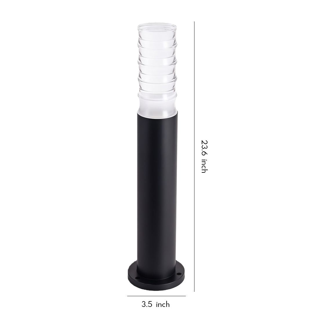 Bamboo Joint Bollard Light, Slim Sealed Aluminum Path Light, view 7