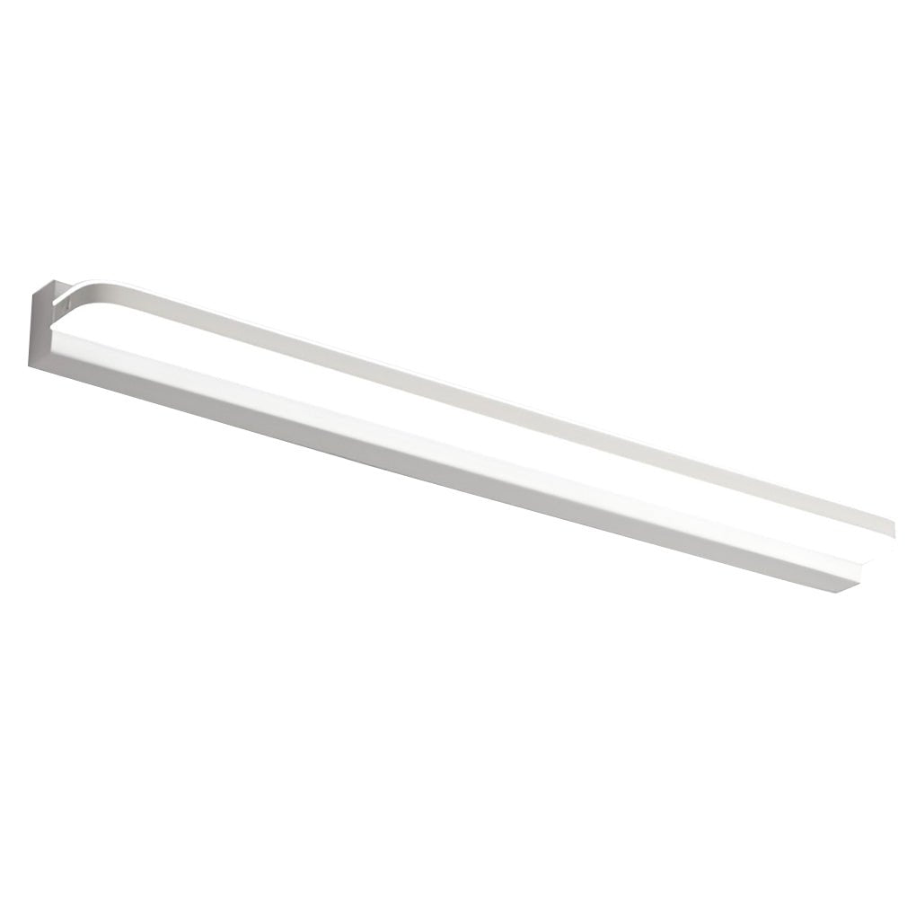 Mirror Panel Vanity Light, Polished Iron LED Bath Bar