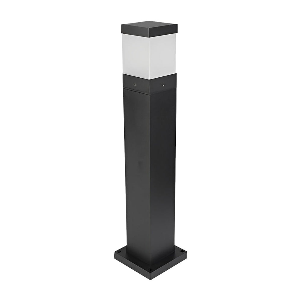 Square COB Bollard Light, Commercial Grade Walkway Fixture, view 10