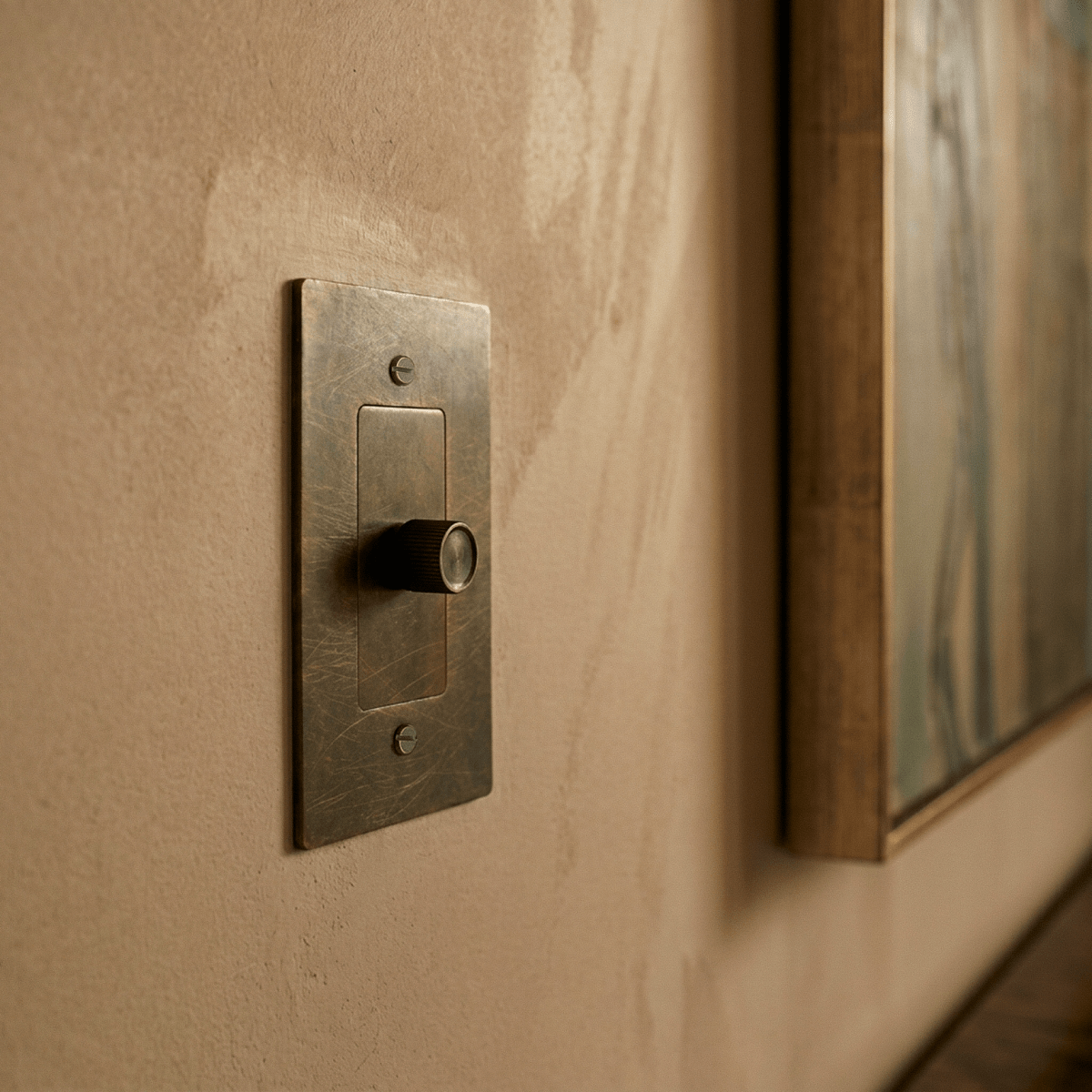 Brass Rotary Dimmer Switch