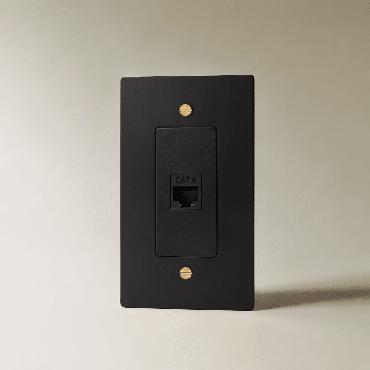 Brass Ethernet Wall Jack