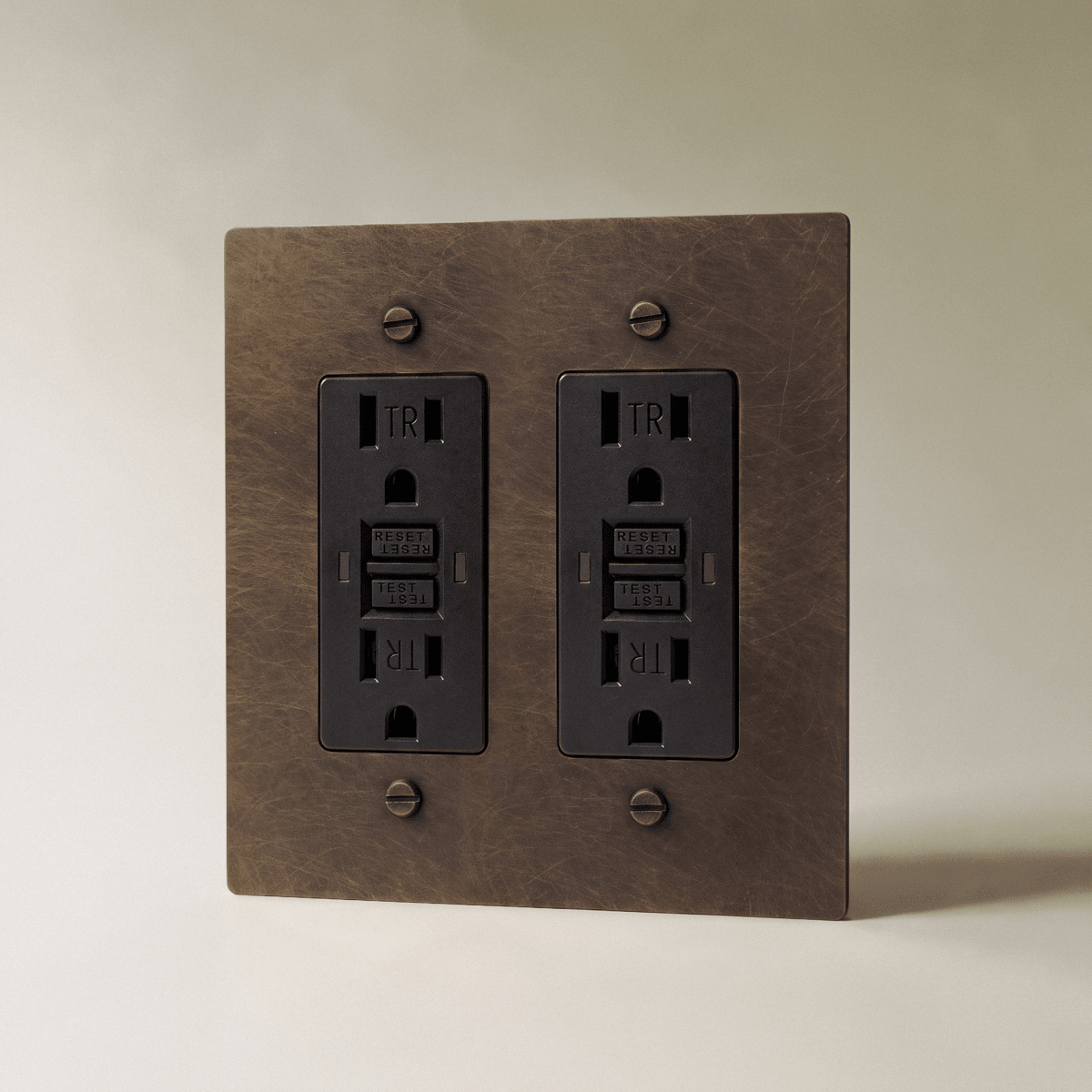 Brass Wall Outlet