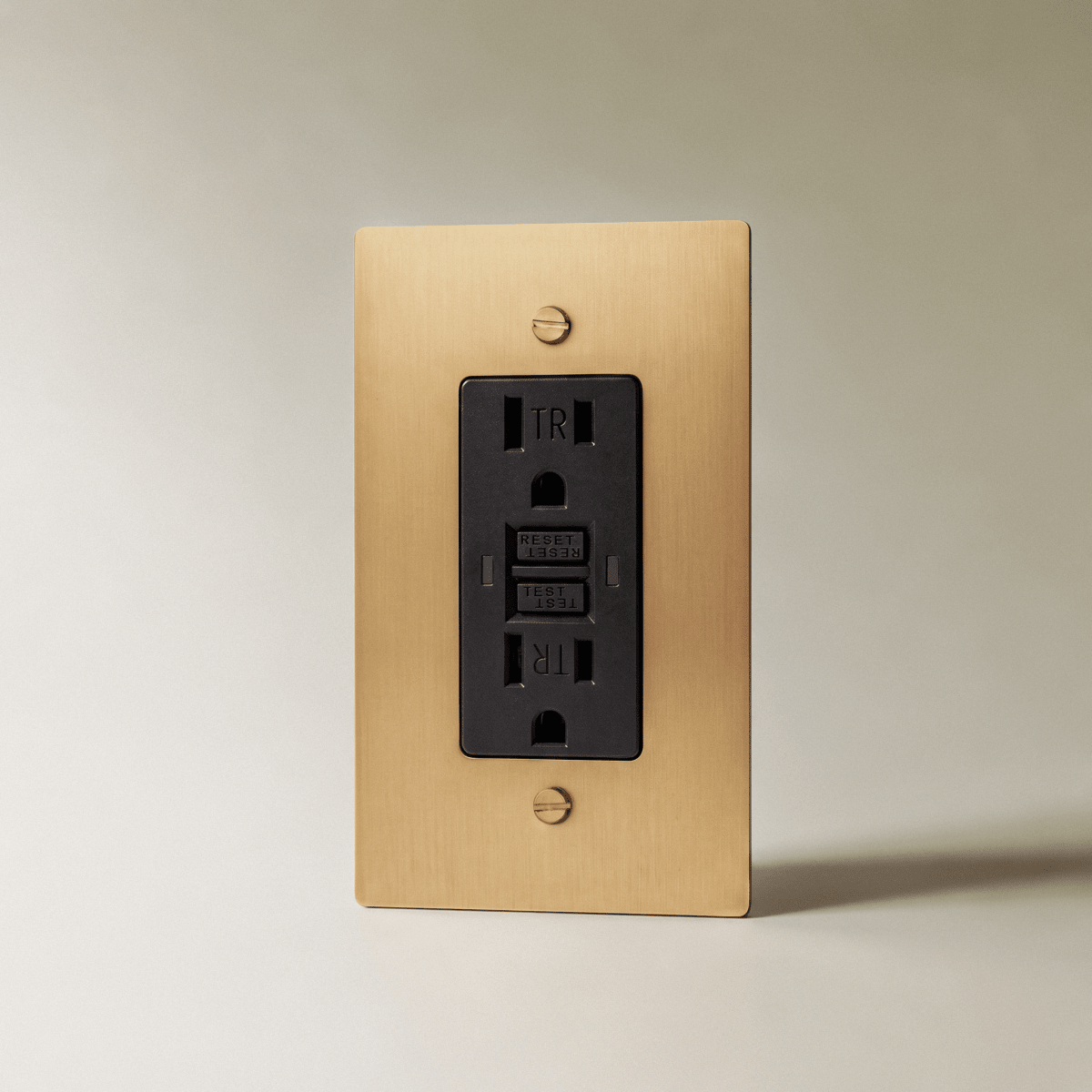 Brass Wall Outlet