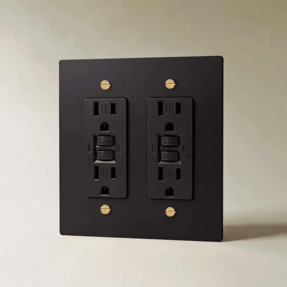 Brass Wall Outlet