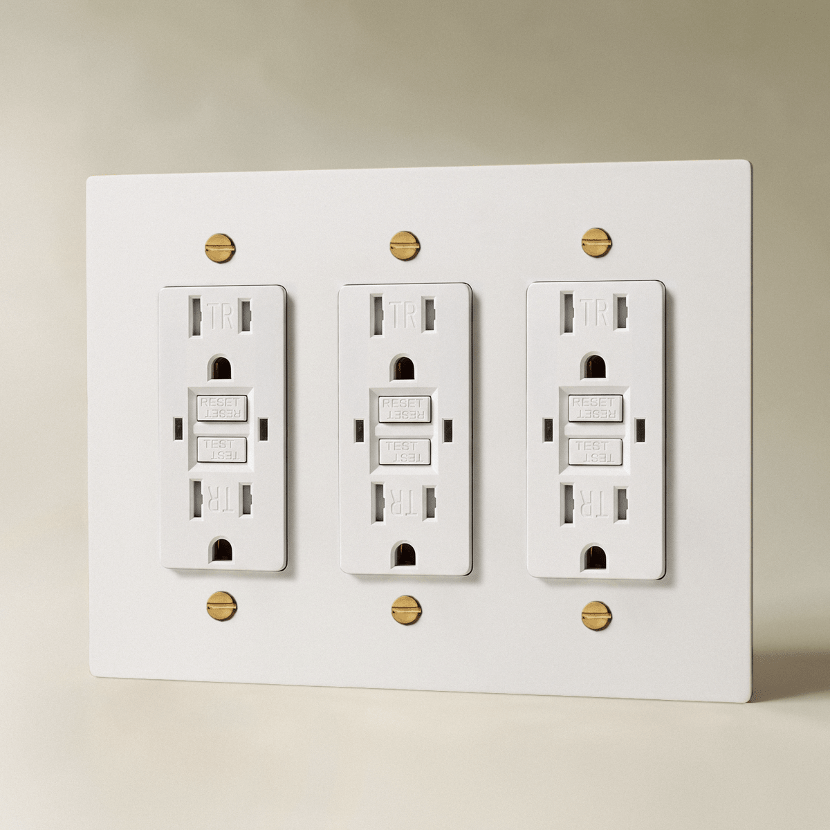 Brass Wall Outlet