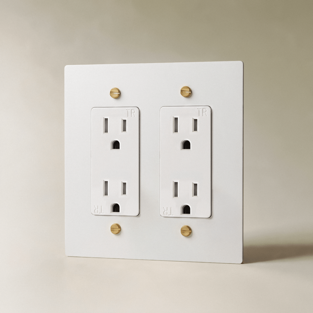 Brass Wall Outlet
