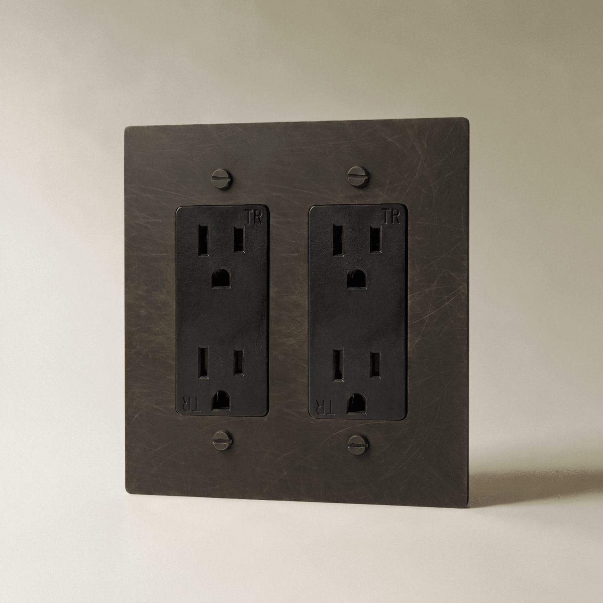 Brass Wall Outlet