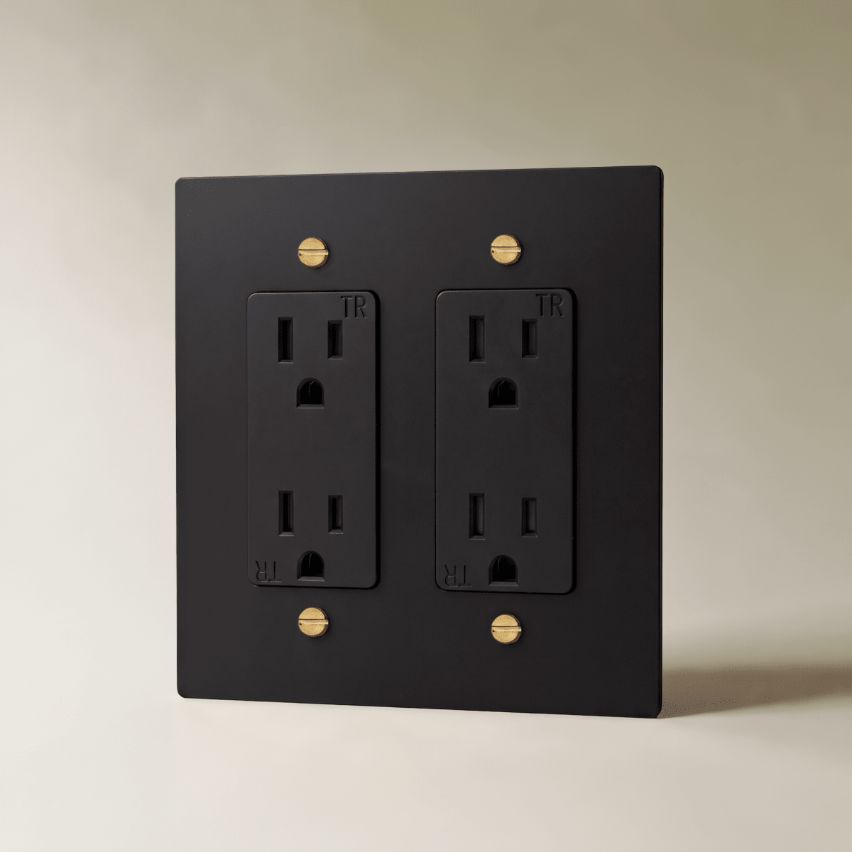 Brass Wall Outlet