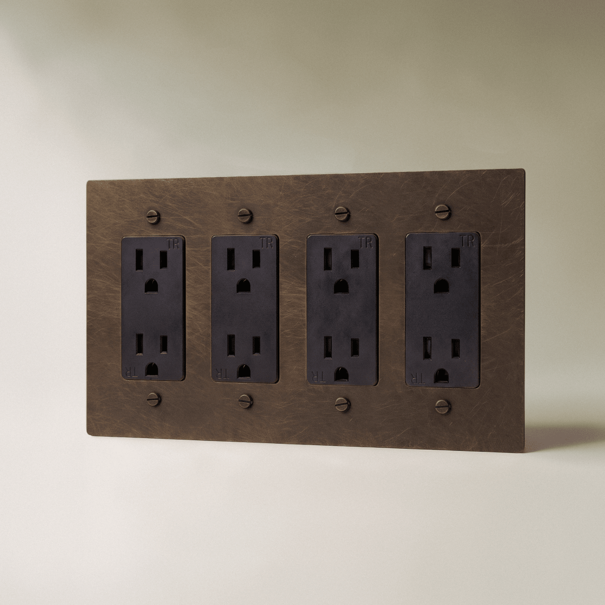 Brass Wall Outlet