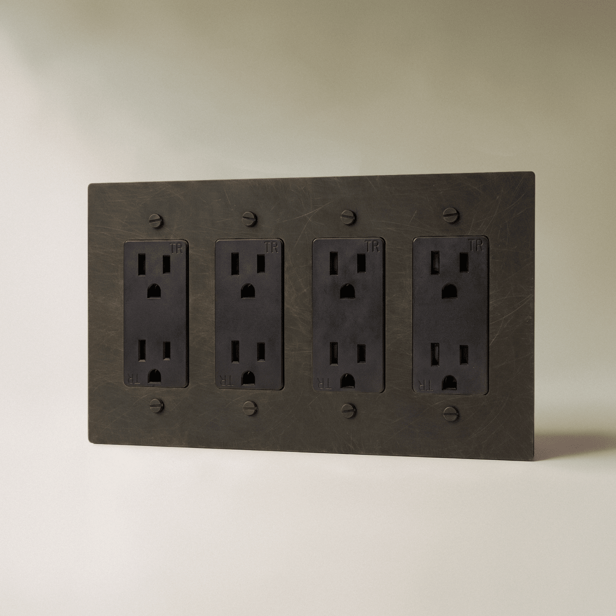 Brass Wall Outlet