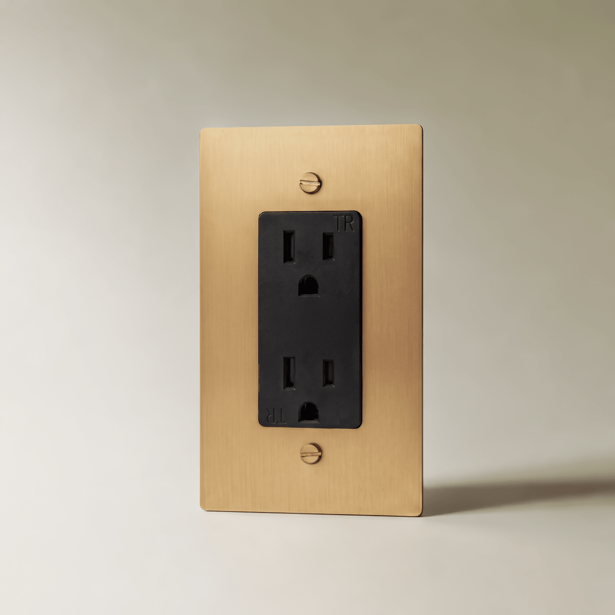 Brass Wall Outlet