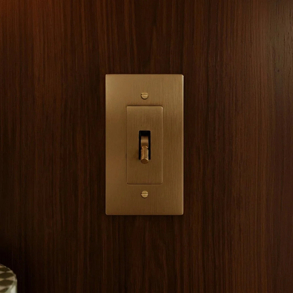 Brass Toggle Light Switch