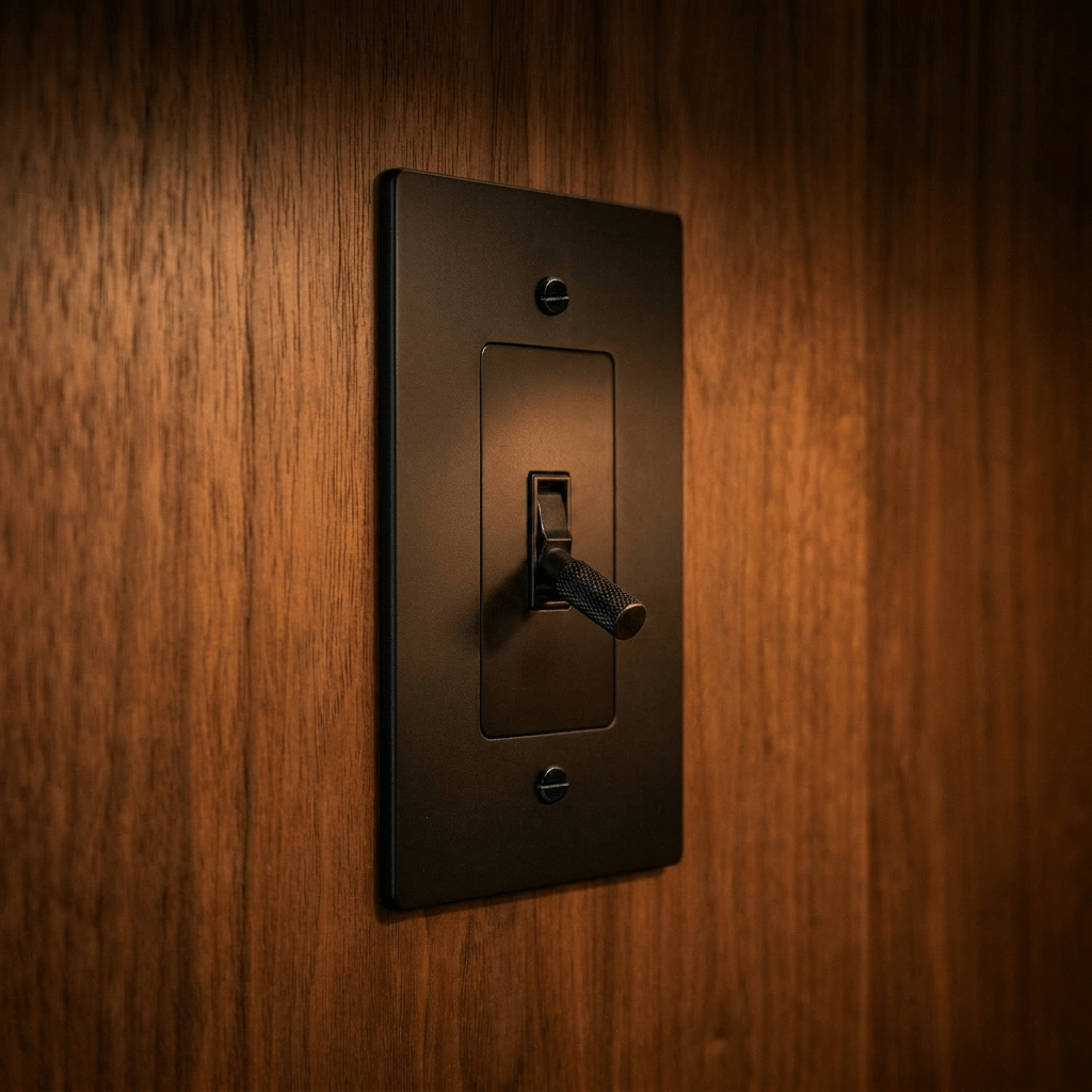 Brass Toggle Light Switch
