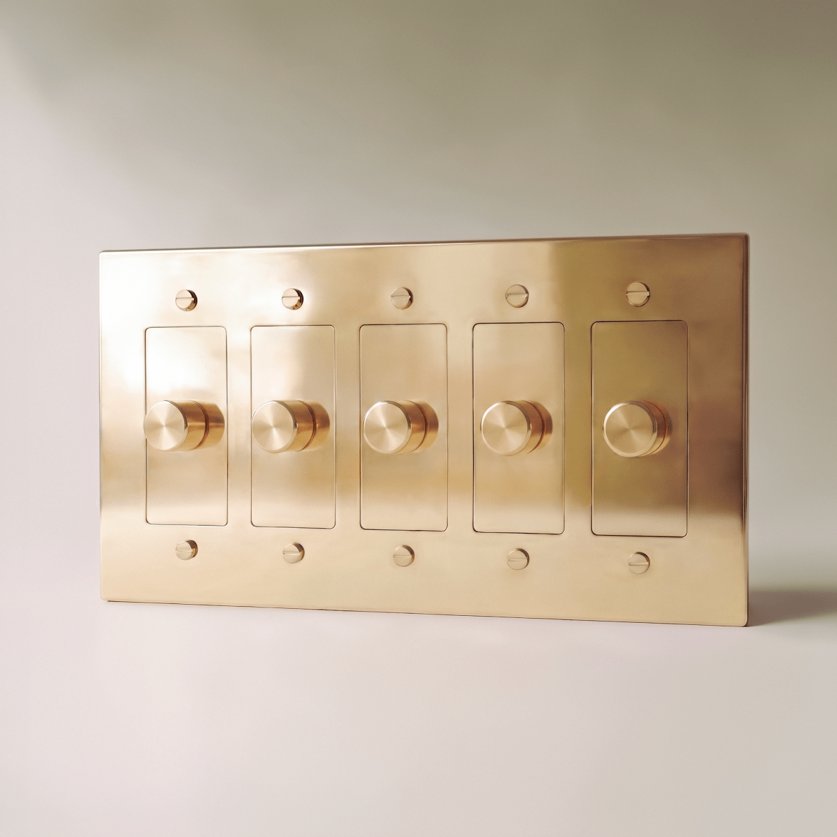 Polished Brass Dimmer Switch