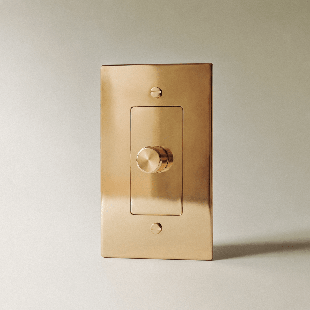Polished Brass Dimmer Switch