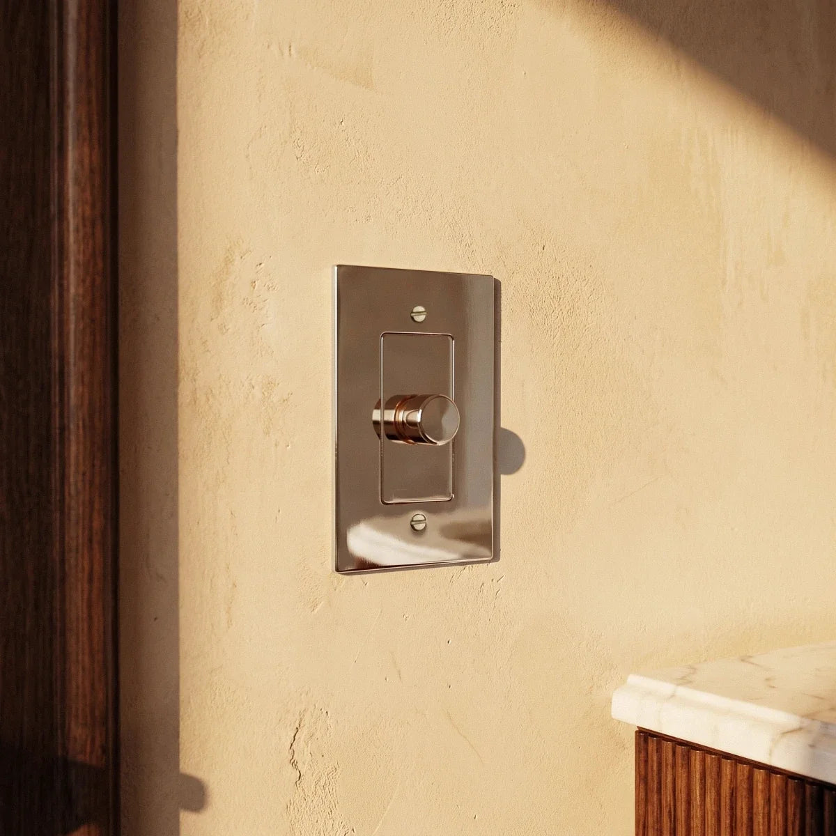 Polished Brass Dimmer Switch