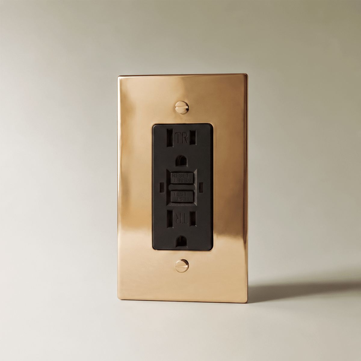 Polished Brass Wall Outlet