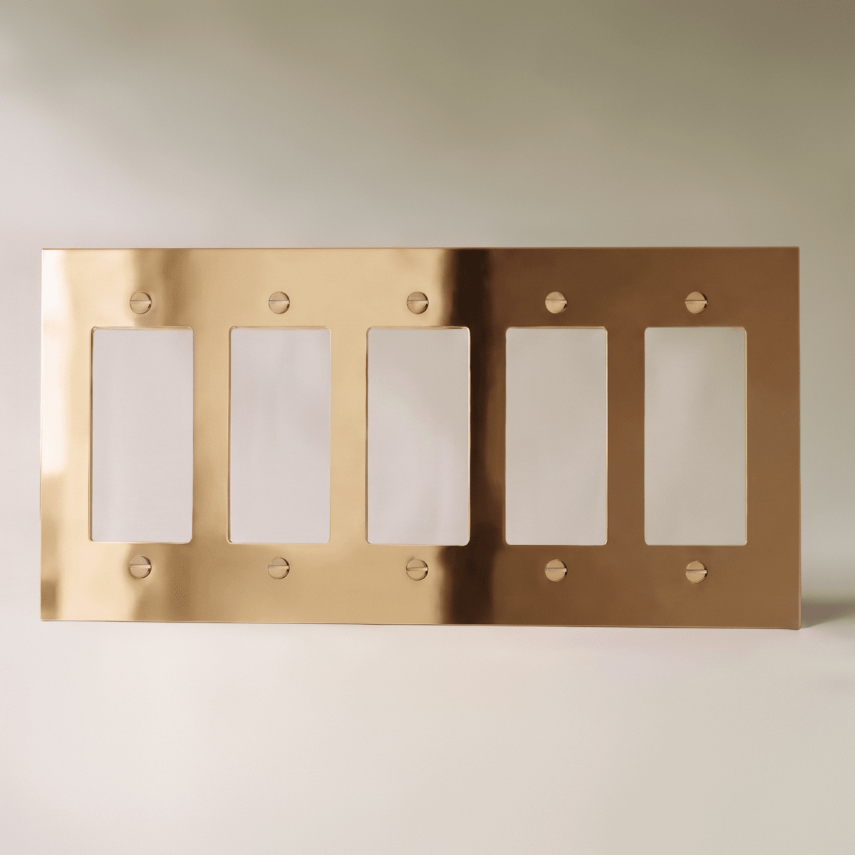 Polished Brass Wall Plate