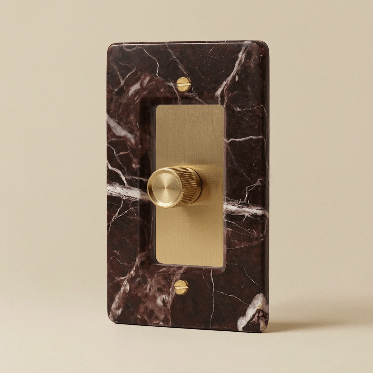 Marble 3 Way Rotary Dimmer Switch