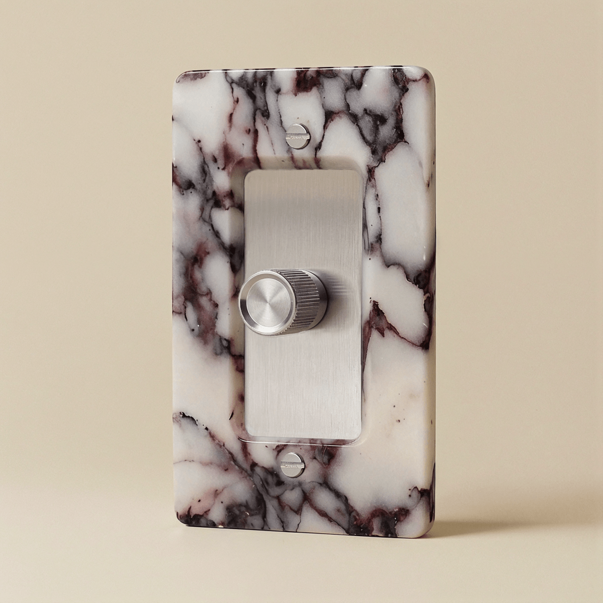 Marble 3 Way Rotary Dimmer Switch